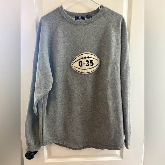 GAP Tops - Vintage GAP Athletic Classic Sweatshirt with Football Patch.  Heavyweight - M